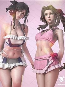 [3D]蒂法的紫色连身裙